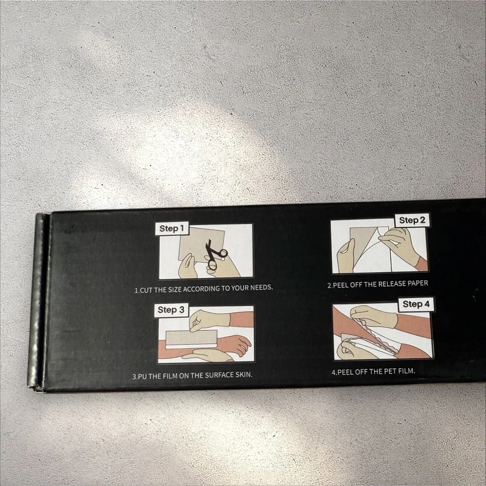 AIDVOK Tattoo Aftercare Bandage 6in x 5.46yd Roll Medical Polyurethane Film‎